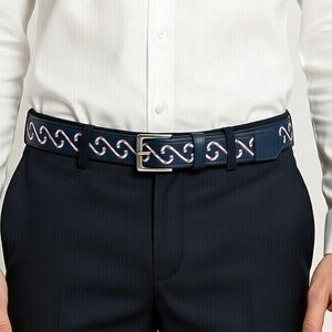 Men’s Vineyard Vines Candy Cane Belt – Size 36, Made in USA